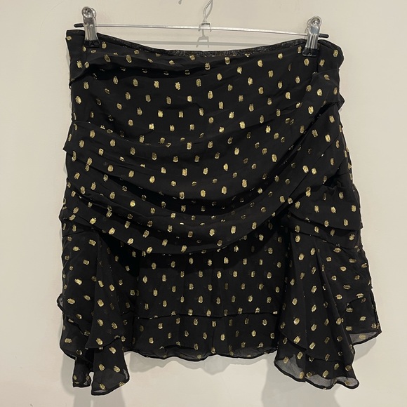 Camilla and Marc Jasmeen Draped Silk Mini Skirt - Picture 4 of 10